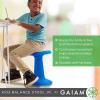 Gaiam Kids Wobble Stool Desk Chair – Alternative Flexible Seating Balance Wiggle Chair | ADHD Sensory Fidget Core Rocker Child Seat Elementary School Classroom Furniture for Student, Toddler, Ages 5-8(Lime)