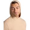 Gaiam Mens Bliss Balance Long Sleeve Pullover Hoodie, Relaxed Fit, Stretch Midweight Material(Humus)