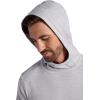 Gaiam Mens Bliss Balance Long Sleeve Pullover Hoodie, Relaxed Fit, Stretch Midweight Material(Sleet Heather)