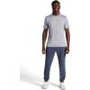 Gaiam Mens Chill Flex Jogger, Slim Fit, 30” Inseam, Stretch Midweight Material(Cool Grey Heather)