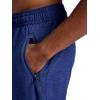 Gaiam Mens Chill Flex Jogger, Slim Fit, 30” Inseam, Stretch Midweight Material(Medieval Blue Heather)