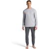 Gaiam Mens Comfort Jogger, Relaxed Fit, 30” Inseam, Stretch Heavyweight Material(Charcoal Heather)