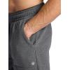 Gaiam Mens Comfort Jogger, Relaxed Fit, 30” Inseam, Stretch Heavyweight Material(Charcoal Heather)