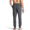 Gaiam Mens Comfort Jogger, Relaxed Fit, 30” Inseam, Stretch Heavyweight Material(Charcoal Heather)