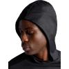Gaiam Men’s Everyday Basic Cowl Neck Hoodie, Standard Fit, Stretch Midweight Material(Black Heather)