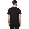 Gaiam Mens Everyday Basic Crewneck Top, Standard Fit, Stretch Midweight Material(Black)