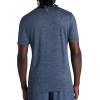 Gaiam Mens Everyday Basic Crewneck Top, Standard Fit, Stretch Midweight Material(Cool Grey Heather)