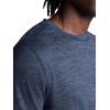 Gaiam Mens Everyday Basic Crewneck Top, Standard Fit, Stretch Midweight Material(Cool Grey Heather)