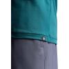 Gaiam Mens Everyday Basic Crewneck Top, Standard Fit, Stretch Midweight Material(Deep Teal)