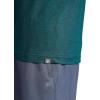 Gaiam Mens Everyday Basic Crewneck Top, Standard Fit, Stretch Midweight Material(Deep Teal Heather)