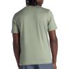 Gaiam Mens Everyday Basic Crewneck Top, Standard Fit, Stretch Midweight Material(Dusty Green)