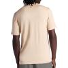Gaiam Mens Everyday Basic Crewneck Top, Standard Fit, Stretch Midweight Material(Humus)