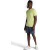 Gaiam Mens Everyday Basic Crewneck Top, Standard Fit, Stretch Midweight Material(Lime Sherbet)