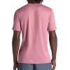 Gaiam Mens Everyday Basic Crewneck Top, Standard Fit, Stretch Midweight Material(Mesa Rose)