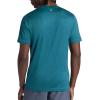 Gaiam Mens Everyday Basic Crewneck Top, Standard Fit, Stretch Midweight Material(Navy Blue)