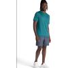 Gaiam Mens Everyday Basic Crewneck Top, Standard Fit, Stretch Midweight Material(Sea Spray Heather)