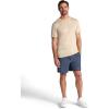 Gaiam Mens Everyday Basic Crewneck Top, Standard Fit, Stretch Midweight Material(Tan)