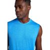 Gaiam Mens Everyday Basic Muscle Tank Top, Standard Fit, Stretch Midweight Material(Campanula Heather)