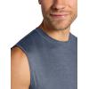 Gaiam Mens Everyday Basic Muscle Tank Top, Standard Fit, Stretch Midweight Material(Cool Grey Heather)
