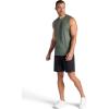 Gaiam Mens Everyday Basic Muscle Tank Top, Standard Fit, Stretch Midweight Material(Duck Green Heather)