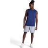 Gaiam Mens Everyday Basic Muscle Tank Top, Standard Fit, Stretch Midweight Material(Medieval Blue)