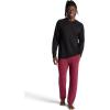 Gaiam Mens Flow State Pant, Relaxed Fit, 29” Inseam, Stretch Lightweight Material(Beet)