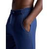 Gaiam Mens Flow State Pant, Relaxed Fit, 29” Inseam, Stretch Lightweight Material(Medieval Blue)