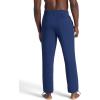 Gaiam Mens Flow State Pant, Relaxed Fit, 29” Inseam, Stretch Lightweight Material(Medieval Blue)