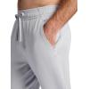 Gaiam Mens Flow State Pant, Relaxed Fit, 29” Inseam, Stretch Lightweight Material(Sleet)