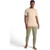 Gaiam Mens Inner Strength Jogger, Standard Fit, 30” Inseam Stretch Midweight Material(Sea Spray Heather)