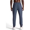 Gaiam Mens Lotus Oblong Pant, Standard Fit, 31” Inseam, Stretch Heavyweight Terry Material(Cool Grey)