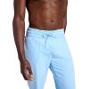 Gaiam Mens Lotus Oblong Pant, Standard Fit, 31” Inseam, Stretch Heavyweight Terry Material(Placid Blue)