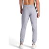 Gaiam Mens Lotus Oblong Pant, Standard Fit, 31” Inseam, Stretch Heavyweight Terry Material(Sleet)