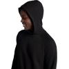 Gaiam Men’s Namaste Cowl Neck Hoodie, Standard Fit, Stretch Midweight Terry Material(Black)