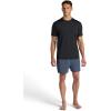 Gaiam Mens Omtech Short Sleeve Crewneck T-Shirt, Standard Fit, Stretch Lightweight Performance Material(Black)