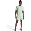 Gaiam Mens Omtech Short Sleeve Crewneck T-Shirt, Standard Fit, Stretch Lightweight Performance Material(Dusty Green)