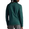 Gaiam Mens Power Long Sleeve Crewneck Top, Standard Fit, Stretch Heavyweight Fleece Material(Pine Grove Heather)