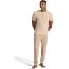 Gaiam Mens Serenity Flow Jogger, Standard Fit, 30” Inseam, Stretch Midweight Material(Humus Heather)
