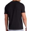Gaiam Mens Stretch Tech T-Shirt, Standard Fit, Stretch Midweight Performance Material(Black)