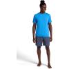 Gaiam Mens Stretch Tech T-Shirt, Standard Fit, Stretch Midweight Performance Material(Campanula)