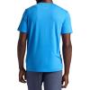 Gaiam Mens Stretch Tech T-Shirt, Standard Fit, Stretch Midweight Performance Material(Campanula)