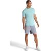 Gaiam Mens Stretch Tech T-Shirt, Standard Fit, Stretch Midweight Performance Material(Pastel Turq)
