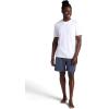 Gaiam Mens Stretch Tech T-Shirt, Standard Fit, Stretch Midweight Performance Material(Stark White)