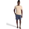 Gaiam Mens Stretch Tech T-Shirt, Standard Fit, Stretch Midweight Performance Material(White Pepper)