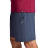 Gaiam Mens Supine Crewneck Top, Relaxed Fit, Stretch Midweight Material(Beet)