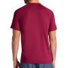 Gaiam Mens Supine Crewneck Top, Relaxed Fit, Stretch Midweight Material(Beet)