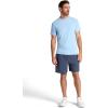 Gaiam Mens Supine Crewneck Top, Relaxed Fit, Stretch Midweight Material(Cashmere Blue)