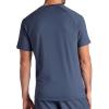 Gaiam Mens Supine Crewneck Top, Relaxed Fit, Stretch Midweight Material(Cool Grey)
