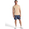 Gaiam Mens Supine Crewneck Top, Relaxed Fit, Stretch Midweight Material(Humus)