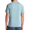 Gaiam Mens Supine Crewneck Top, Relaxed Fit, Stretch Midweight Material(Slate)